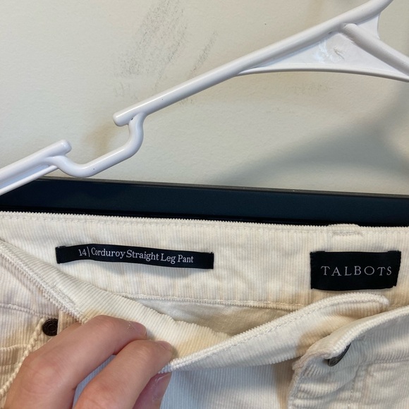 NWOT | Talbots women’s corduroy straight leg pants — size 14 - Picture 5 of 7